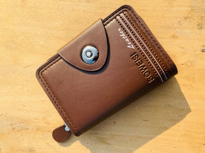 Card Holder Wallet with Card slots and secure money pocket - ZULF STORE