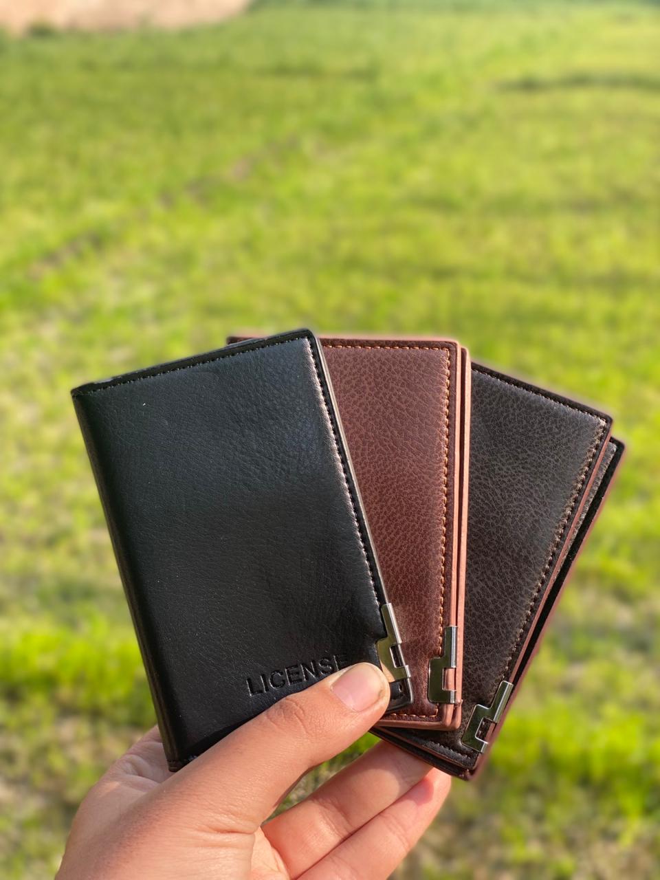 LICENSE wallet for men, Slim and luxurious with card slots and money pockets - ZULF STORE