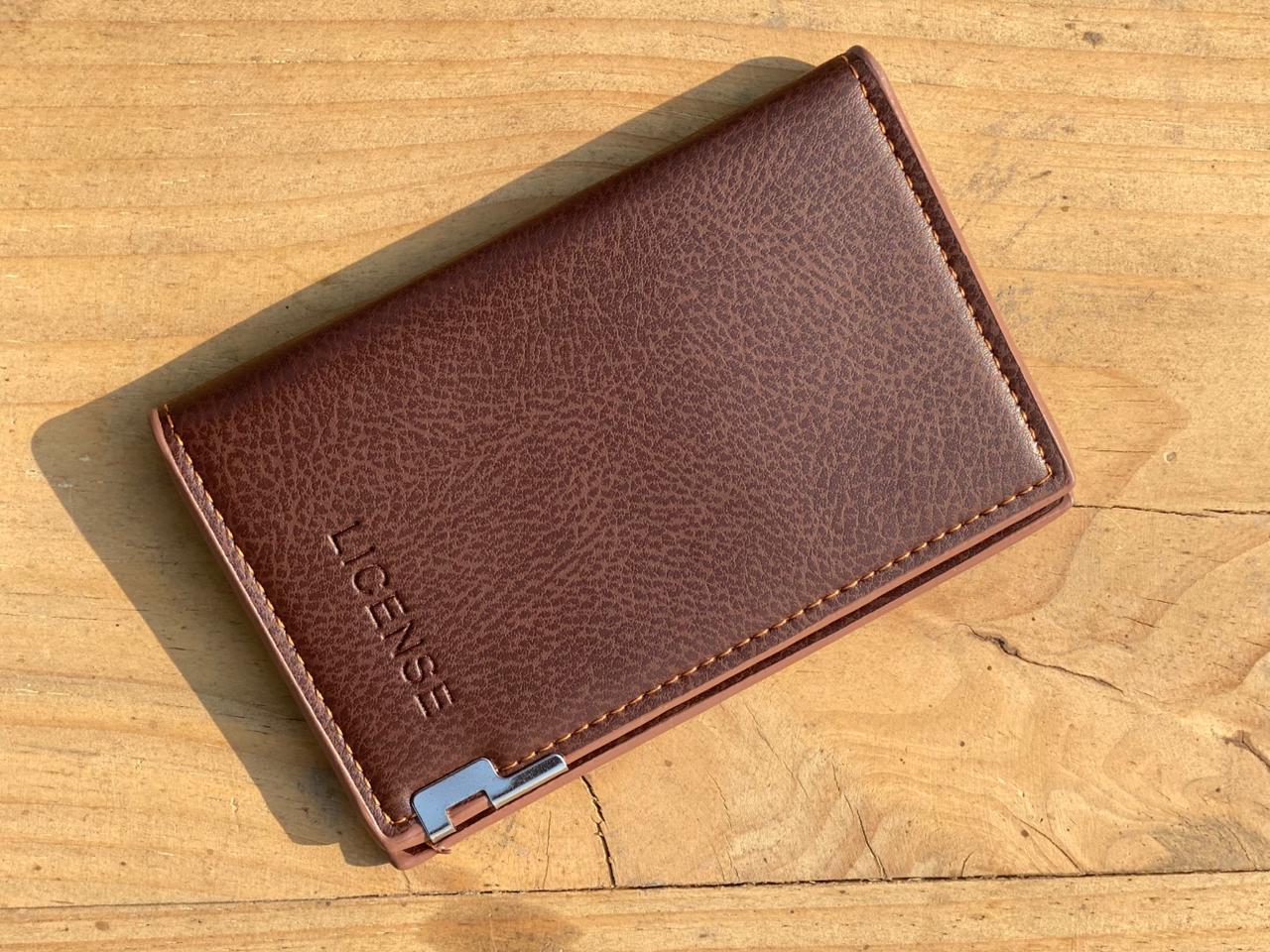 LICENSE wallet for men, Slim and luxurious with card slots and money pockets - ZULF STORE