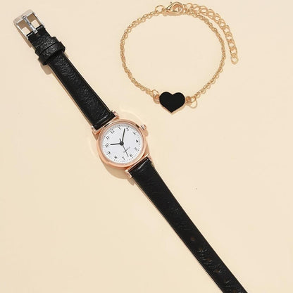 Korean Fashion Small Dial Woman's Leathar Watch - ZULF STORE